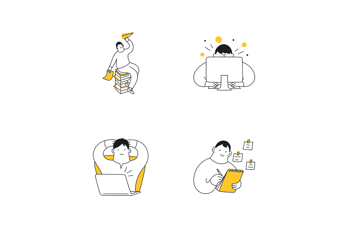 42 Minimal Business Illustrations, an Illustration by BadBrother (Photo 10 of 17)