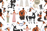 Greek Zodiac: Patterns, an Illustration by La Inspiratriz (Thumbnail 2 of 3)