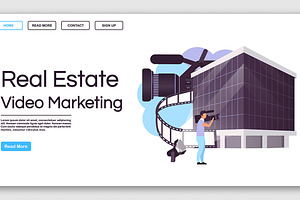 Real Estate Video Marketing Webpage