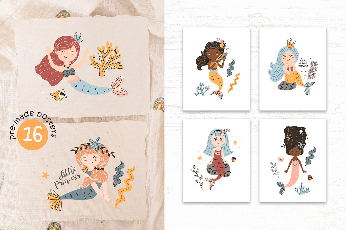 Mermaids Collection, a Graphic by Nafanya (Photo 11 of 16)