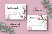 Greeting card templates with Magnoli, an Invitation Template by Digital illustration shop (Thumbnail 3 of 5)