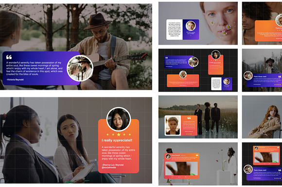 Testimonials Social media After Effect preview 2