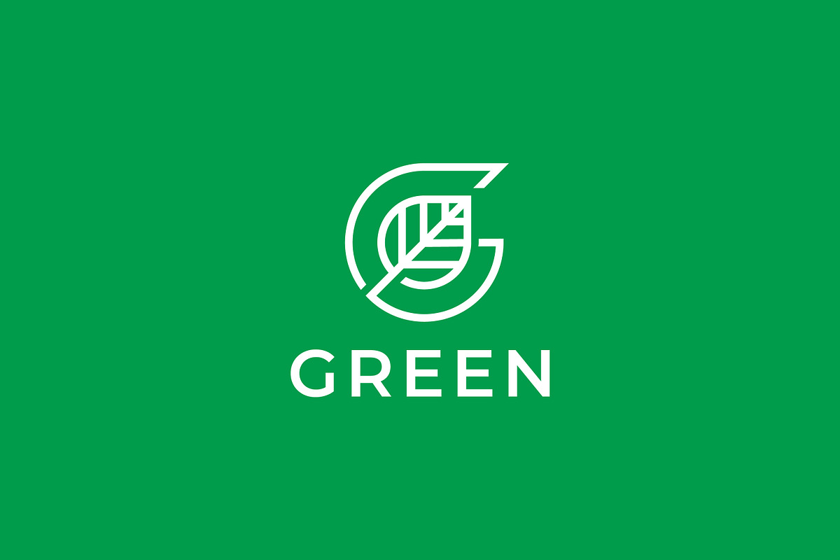 Green Leaf Logo Abstract Letter G, a Branding & Logo Template by Signatoro (Photo 3 of 3)