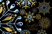 Snowflakes Clipart Collection 03, an Object Graphic by savanamm design (Thumbnail 2 of 4)