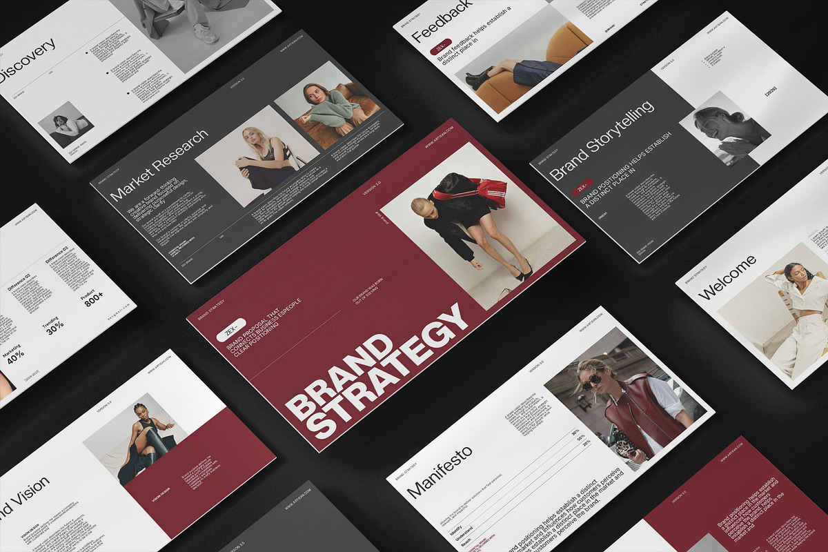 Zex Brand Strategy Template, a Presentation Template by Studio Artisan (Photo 3 of 8)