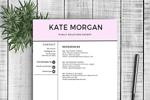 Resume Template Kate