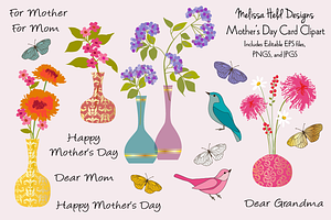 Mother's Day Card Clipart