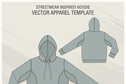 Streetwear Inspired Vector Hoodie, a Sport Illustration by VECFASHION (Thumbnail 2 of 3)