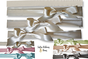 Velvet Satin Glitter Ribbons & Bows