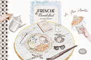 French Breakfast-Aesthetic food, a Food Illustration by Amely.Art (Thumbnail 1 of 14)