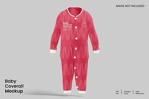 Baby Coverall Mockup, a Household Mockup by renderstockmarket