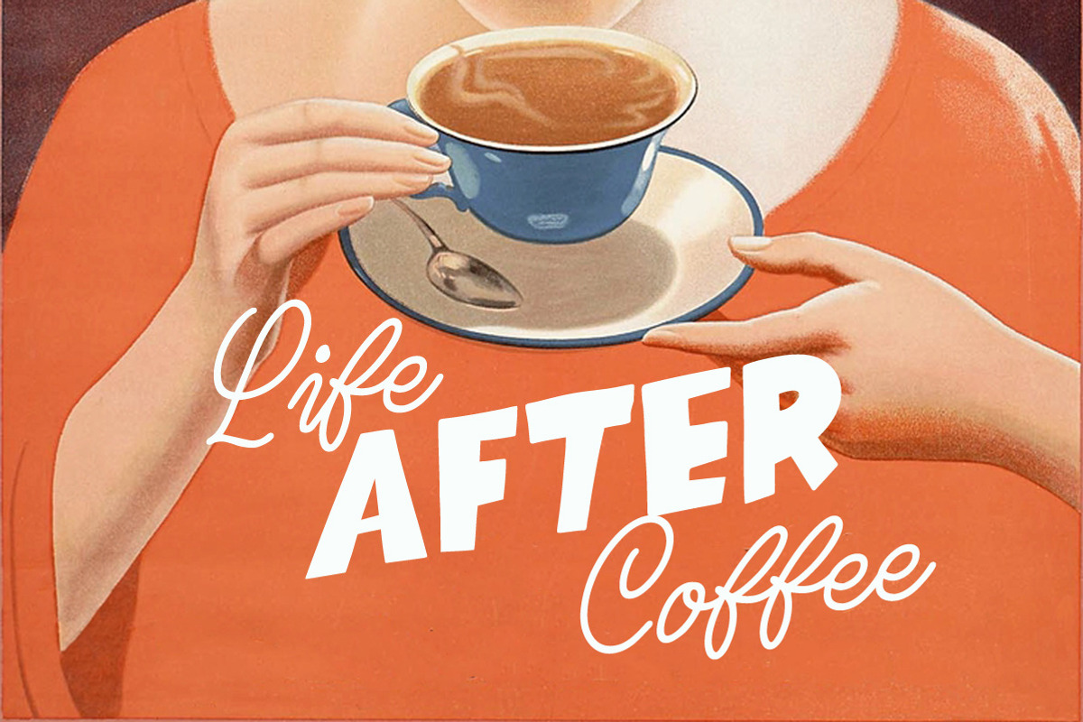 Cafe Corner Retro Display Font Duo, a Handwritten Font by Littlehand (Photo 9 of 9)