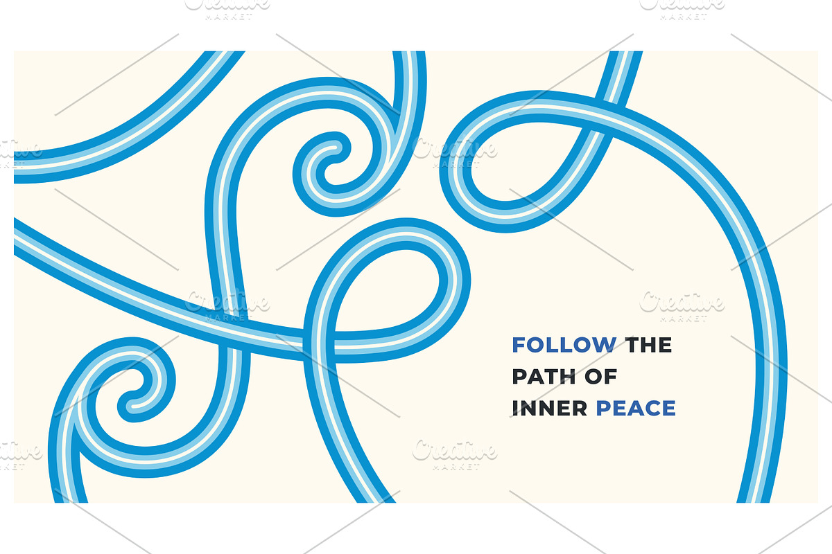Follow the Path of Inner Peace, a Background Graphic by Creative Backgrounds (Photo 2 of 2)