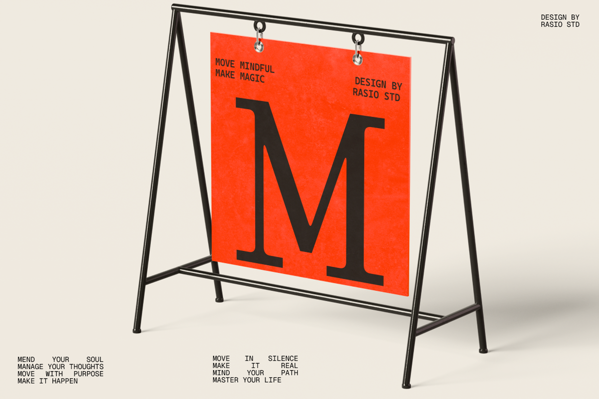 Rigidon Mono Serif Monospace Font, a Serif Font by Rasio Studio (Photo 8 of 9)
