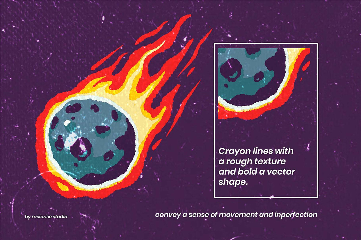 Astronomy Space Doodle Colection, a Technology Illustration by Rasiorise Studio (Photo 4 of 7)