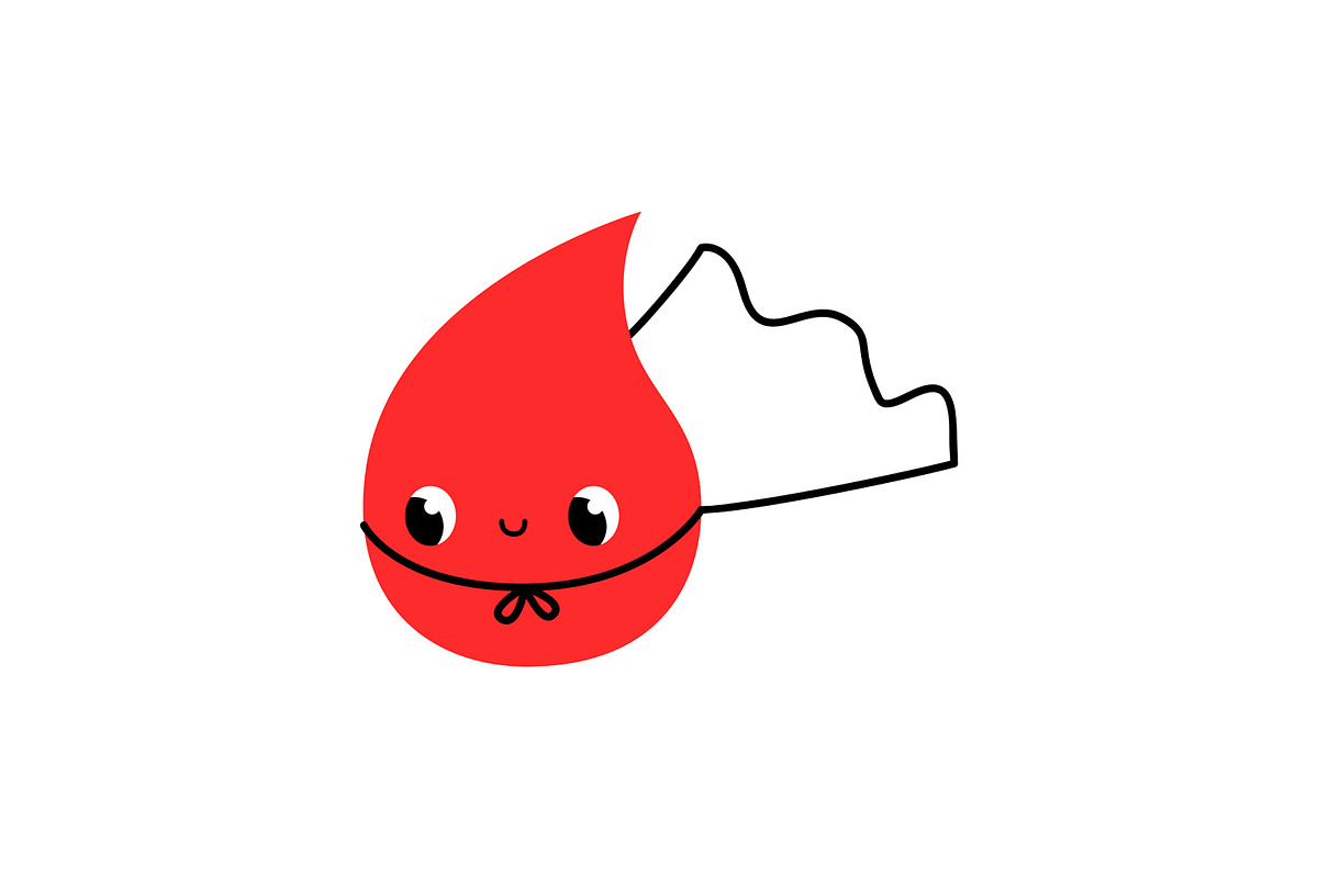 Blood Drop Superhero Medical Donor, a Healthcare Illustration by the_myro (Photo 6 of 12)