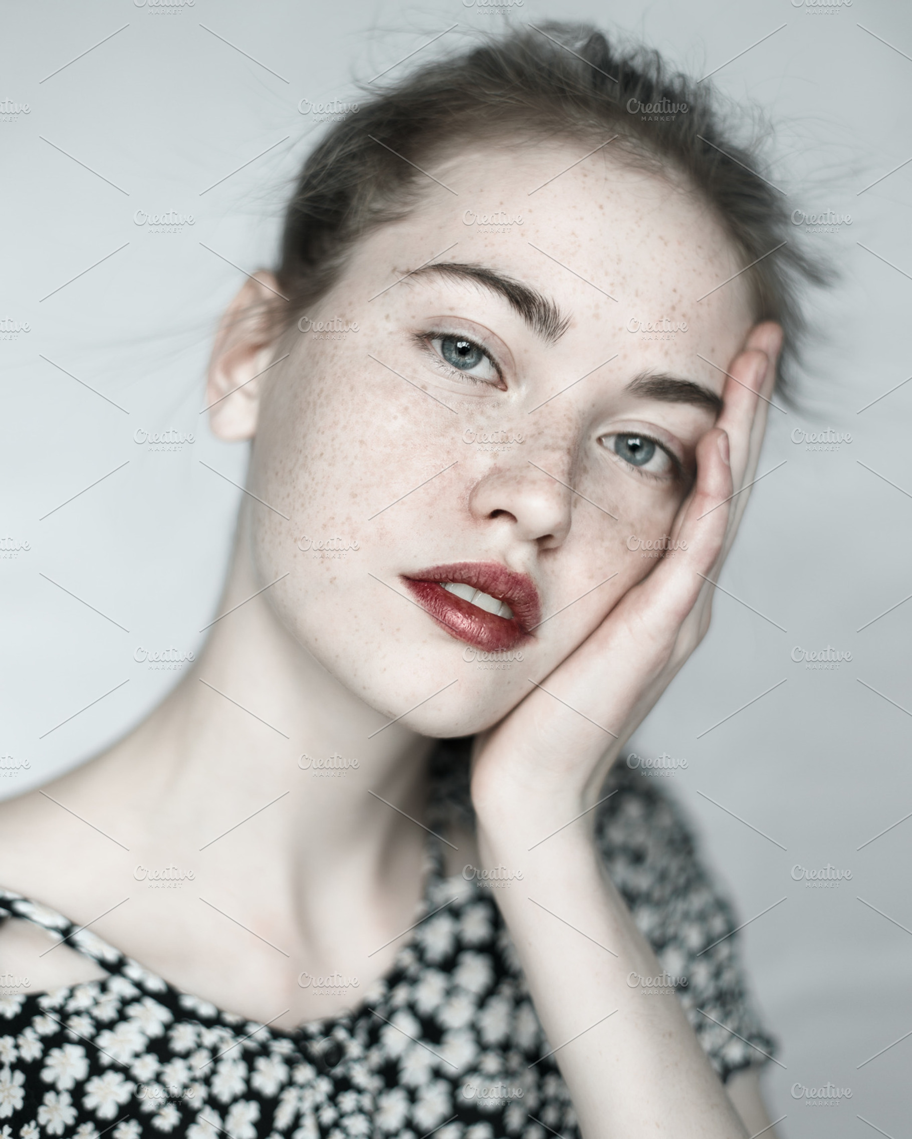 Portrait of a beautiful girl containing cold, closeup, and gorgeous, a Person Photo by Aleshyn Andrei