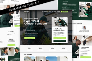 Pest Control Squarespace Template