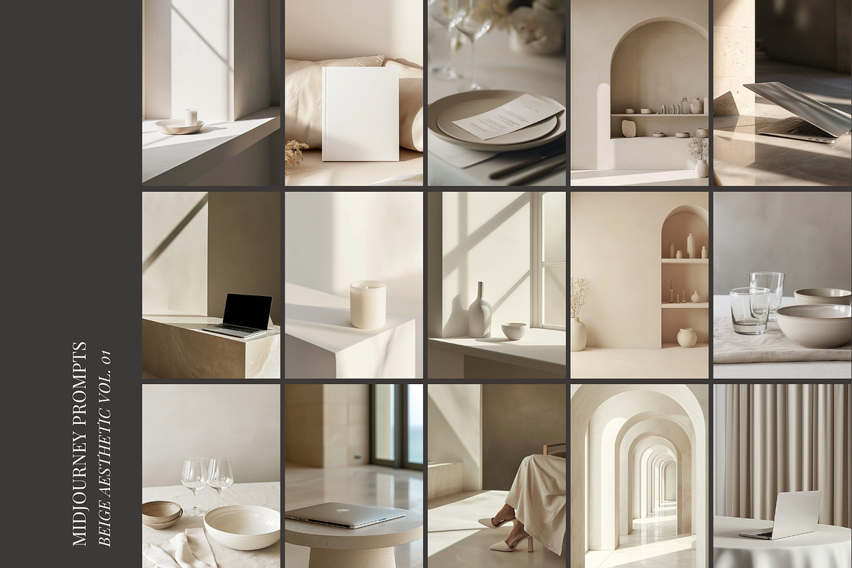 Prompts Midjourney Beige Aesthetic, a Background Photo by AS Studio (Photo 3 of 9)