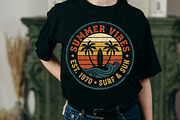Retro 70s Sunset Sublimation Clipart, an Object Illustration by zahidhossainalif (Thumbnail 2 of 3)