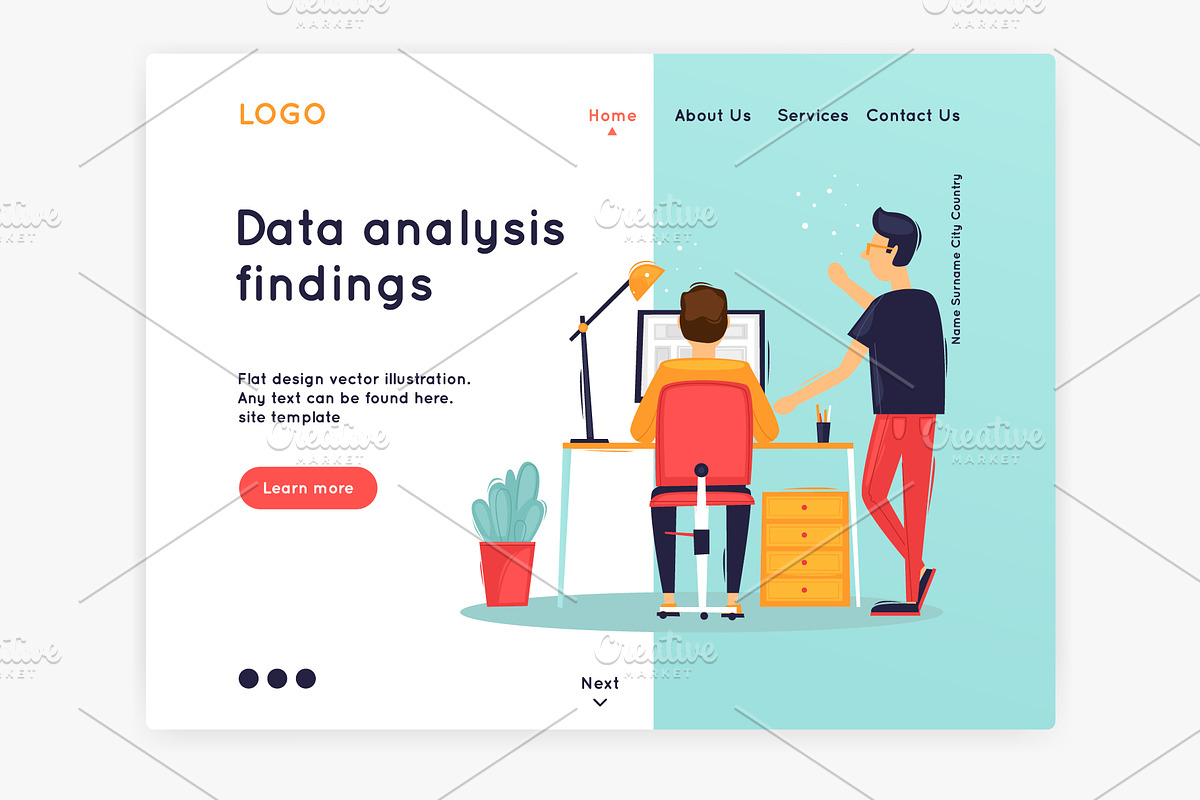 Landing page, an App Template by Podis (Photo 2 of 15)