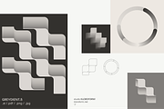 Greydient 5 - Blend Objects, an Object Graphic by kloroform (Thumbnail 12 of 14)