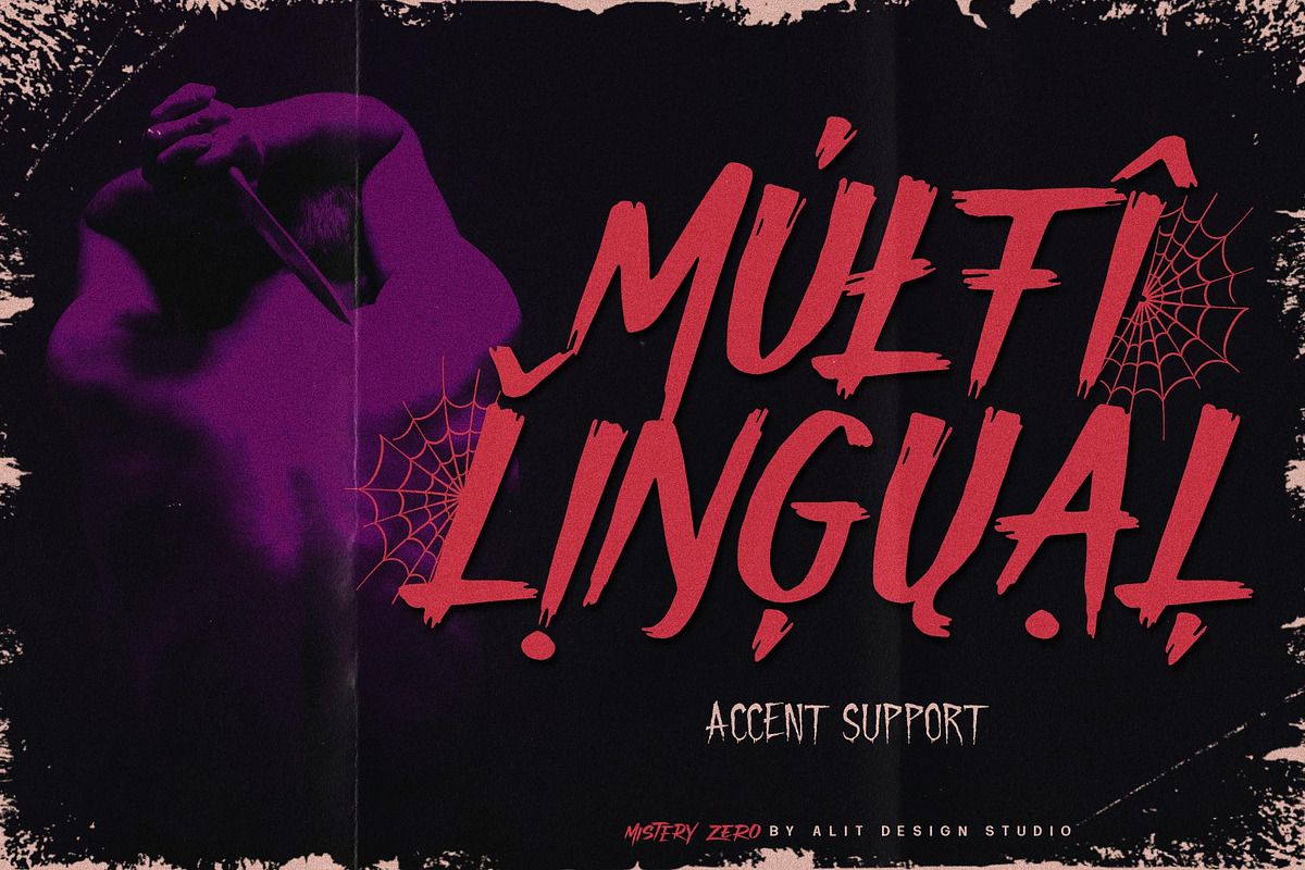 Mistery Zero Typeface, a Script Font by alit design (Photo 11 of 15)