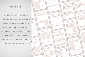 Canva Medical Planner Templates