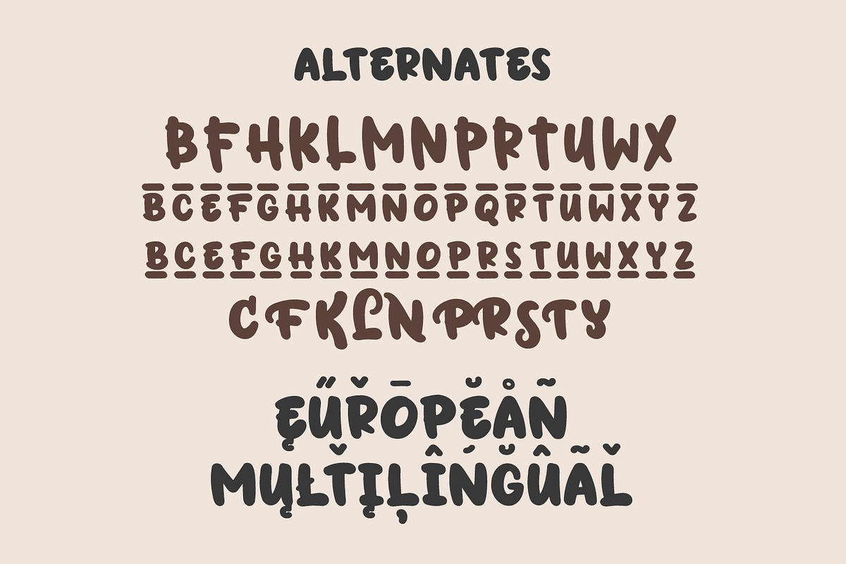 Candy Paint - Sweet Fonts, a Font by Crump Hand (Photo 7 of 7)
