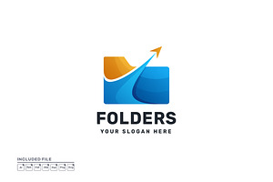 File Folder Emblem Vector Logo, a Branding & Logo Template by yuanesei