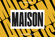 Maison - Sporty Display Font, a Sans Serif Font by Luna Shop (Thumbnail 1 of 4)