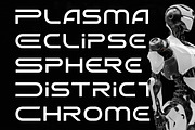 Hyper Vortex Futuristic Display, a Sans Serif Font by timelesstype.co (Thumbnail 9 of 20)