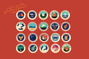 20 Outdoor Badges, a Branding & Logo Template by Liviu (Thumbnail 2 of 4)