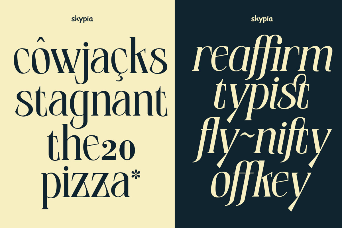 Elphadora Display Family, a Serif Font by Skypia (Photo 5 of 15)