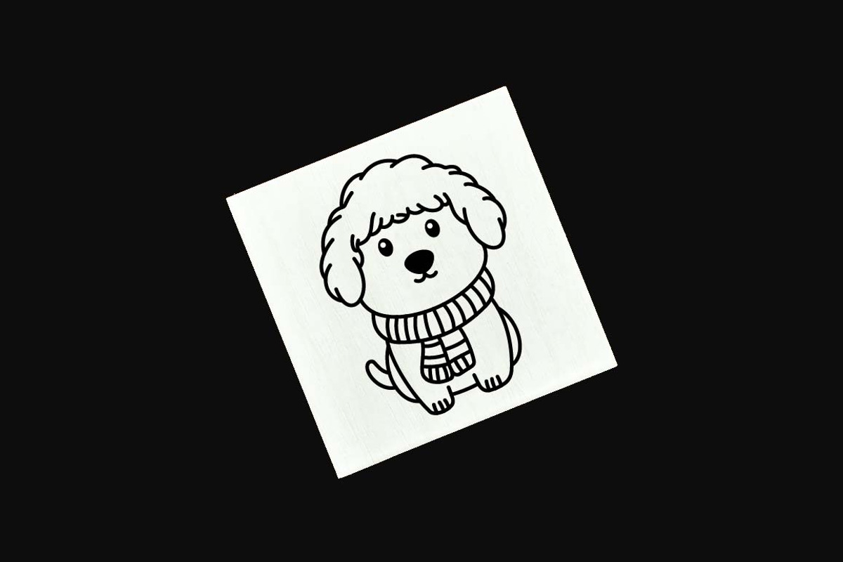12 Cute Puppy Dog Wearing Scarf, an Animal Illustration by jongcreative (Photo 5 of 6)