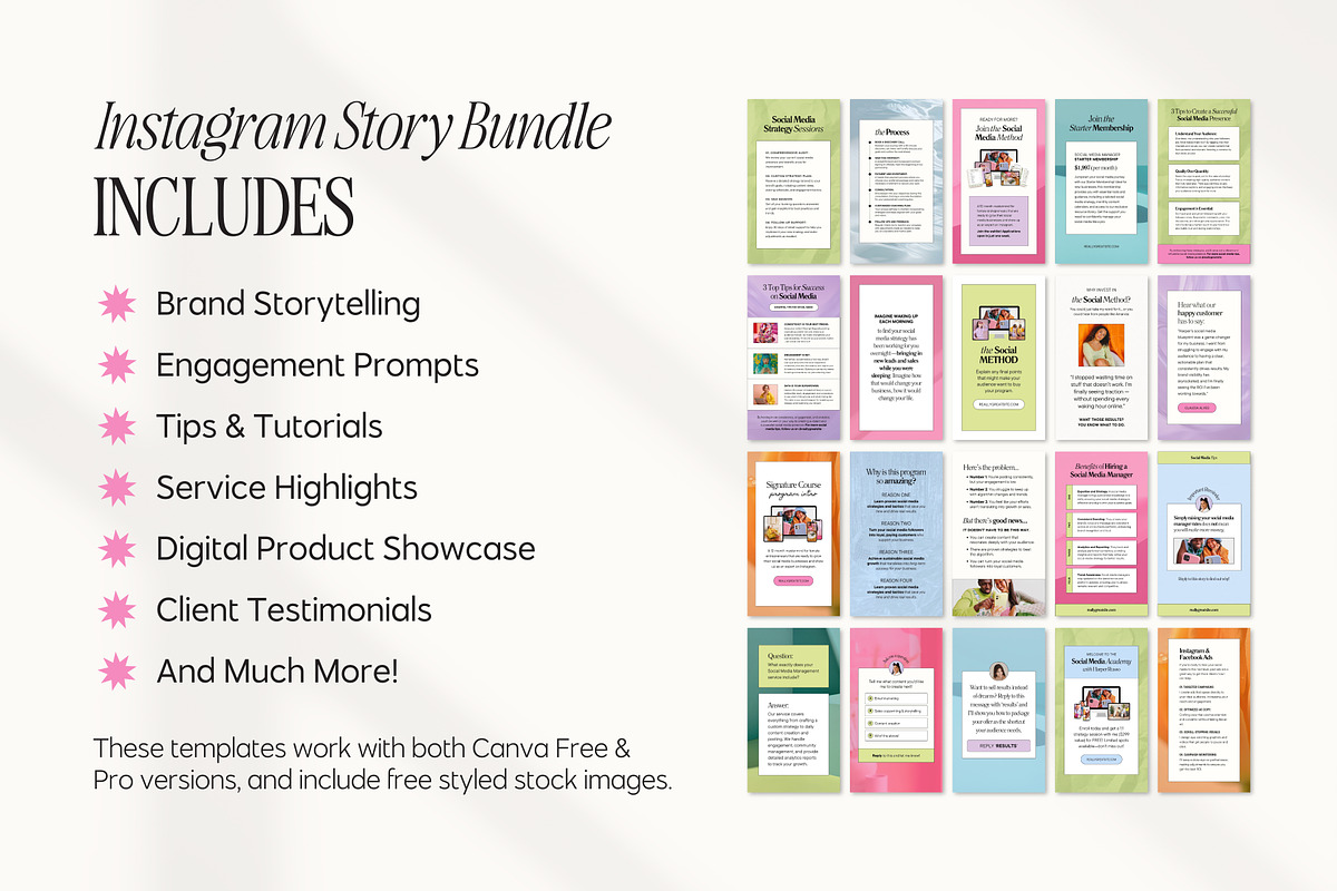 Instagram Story Templates Canva, a Social Media Template by Fallon Gerst (Photo 3 of 27)