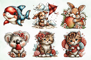 Whimsical Summer Animal Clipart, an Animal Illustration by Creative Art (Thumbnail 2 of 8)