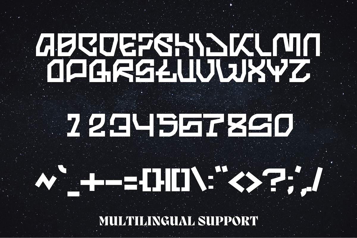 Zyberon – Modern Futuristic Font, a Sans Serif Font by Dm Studio (Photo 9 of 9)