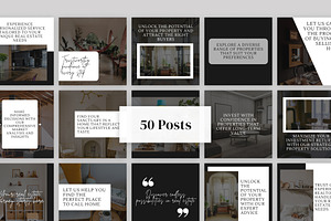 Real Estate Canva Social Templates