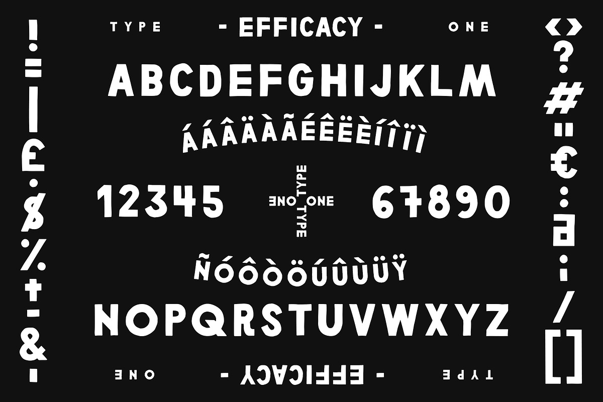Efficacy Font Pairing + BONUS Logos, a Sans Serif Font by Design Surplus (Photo 2 of 8)