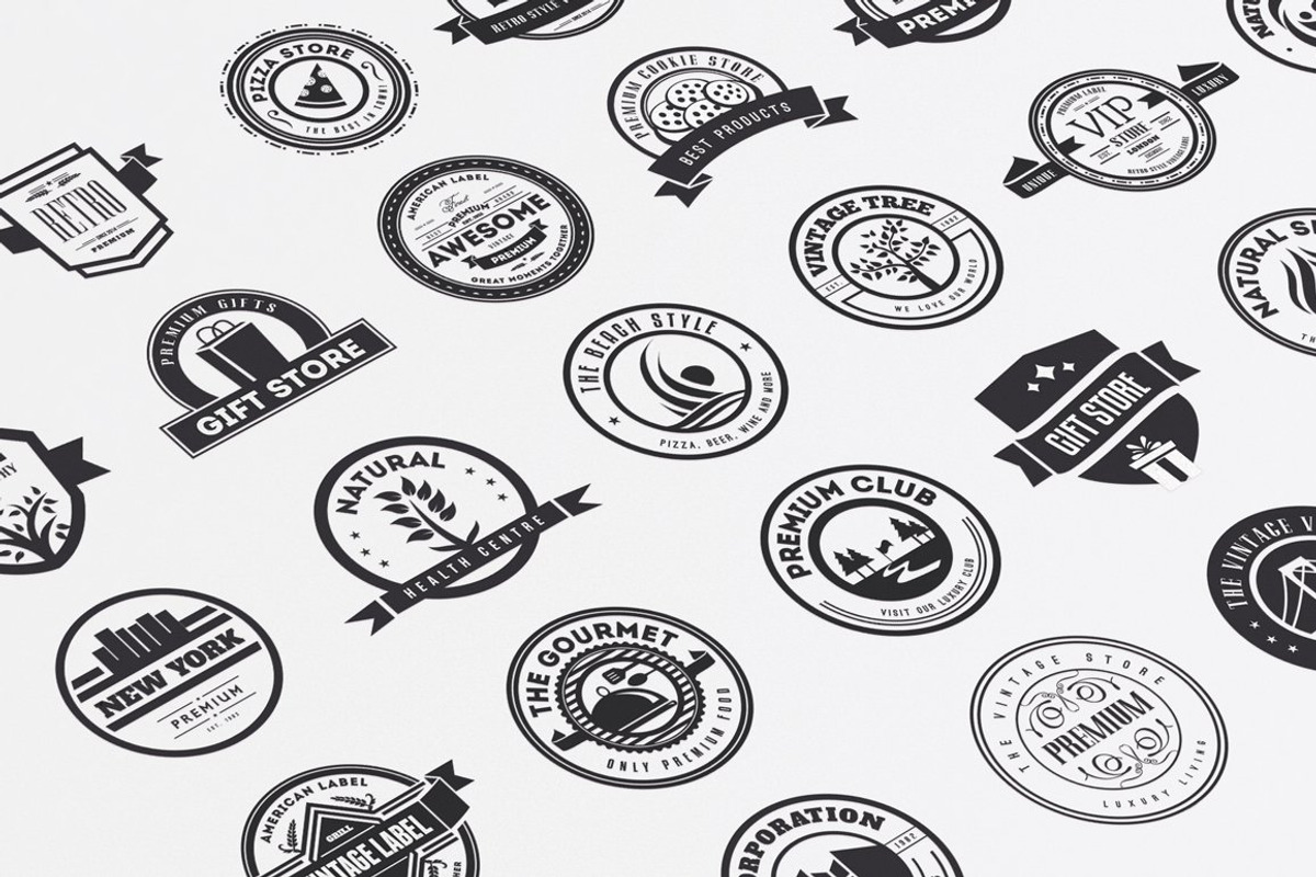 Vintage Logos Labels & Badges, a Branding & Logo Template by Design District (Photo 68 of 76)