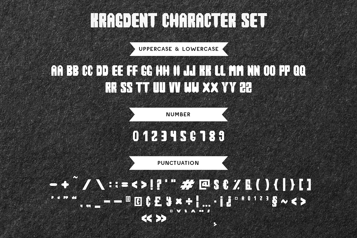 Kragdent - Block Heavy Display, a Font by Indotype Foundry (Photo 3 of 10)