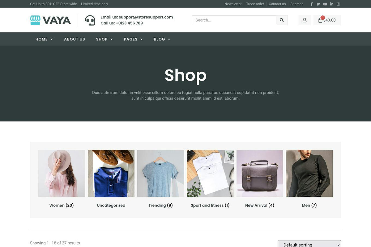 E-commerce Elementor Template, a WordPress Template by Daniel IT (Photo 6 of 6)