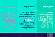 Argile Fusion Font Family, a Sans Serif Font by Art Grootfontein (Thumbnail 3 of 14)