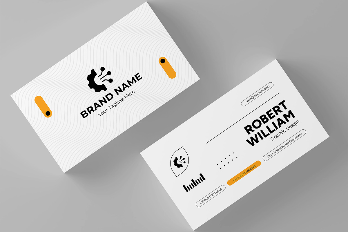 Simple Business Card Layout, a Business Card Template by ContestDesign (Photo 2 of 2)