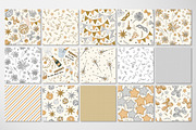 Retro New Year party patterns, a Pattern Graphic by @olga.angelloz (Thumbnail 2 of 2)