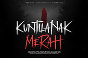 Scary Friday - Horror Display Font, a Script Font by Alpaprana (Thumbnail 2 of 11)