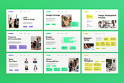 White Green Project Proposal PPT, a Presentation Template by graphicook (Thumbnail 3 of 4)