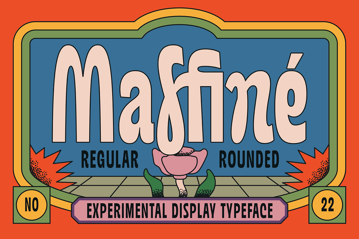 TNSC Maffiné - Experimental Display, a Sans Serif Font by The Native Saint Club (Photo 1 of 12)
