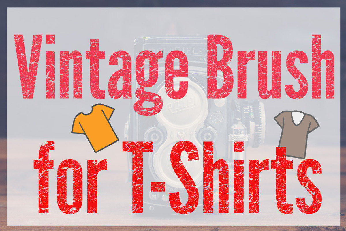 Vintage Distressed T-Shirt Effect